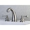 Kingston Brass KB988BL 8 to 16" Widespread Bathroom Faucet, Brushed Nickel KB988BL - alternate 2